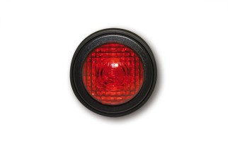 HIGHSIDER smart LED taillight OLD SCHOOL TYP1, black, red glass, E-approved