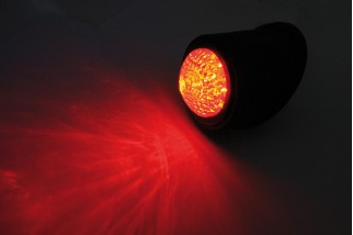 HIGHSIDER smart LED taillight OLD SCHOOL TYP1, black, red glass, E-approved