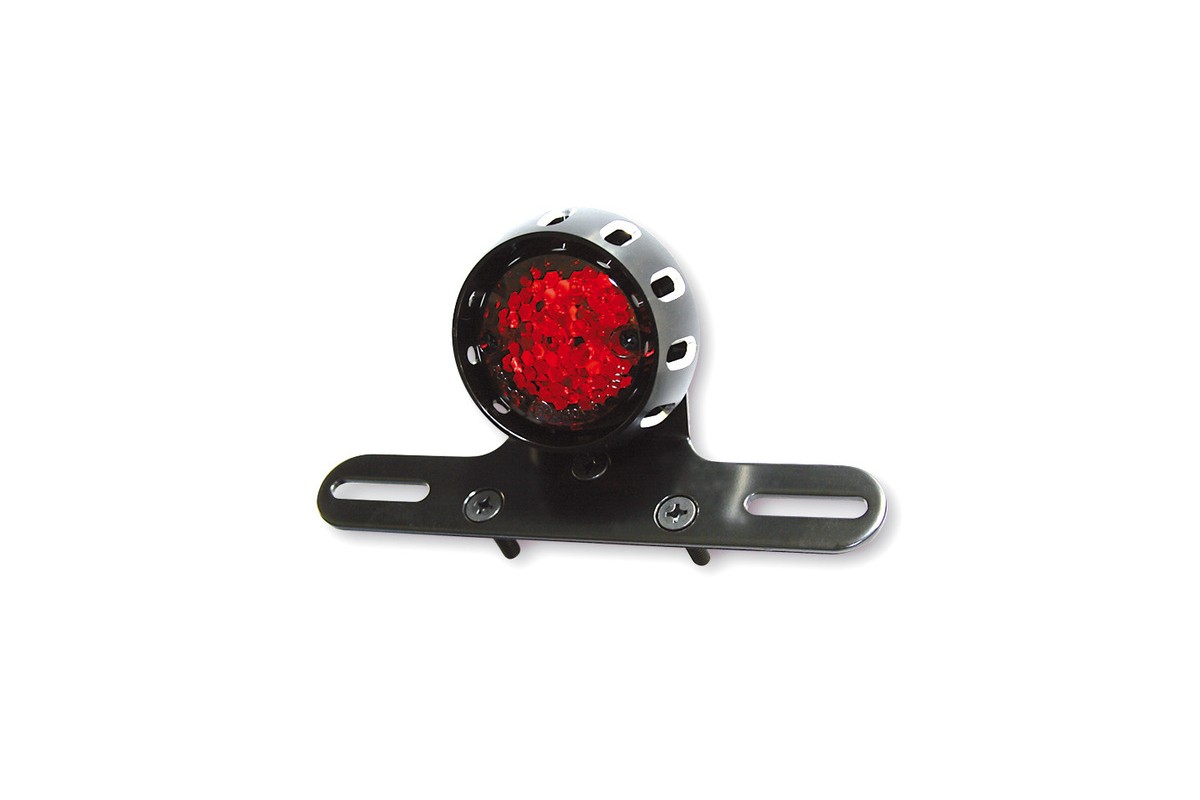 HIGHSIDER smart Miles Led Tail Light, Black Housing, Red Glass