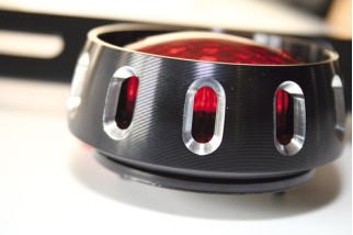 HIGHSIDER smart Miles Led Tail Light, Black Housing, Red Glass