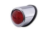 HIGHSIDER smart LED taillight OLD SCHOOL TYP1, chrome, red glass, E-approved