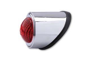 HIGHSIDER smart LED taillight OLD SCHOOL TYP1, chrome, red glass, E-approved
