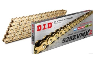 Kit chaîne DID/PBR 520ZVM-X 17/44 super-renforcée - couronne standard