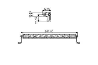 Projecteur 20 LED Quad 100W 3D | Sifam - Achat en ligne