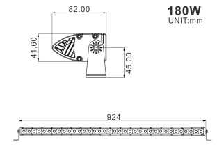 Projecteur LED 180W Offroad 36" – 12 600 lumens | Sifam - Achat en ligne