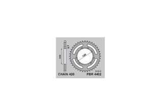 Couronne PBR acier standard 4402 - 420