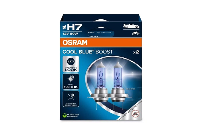 Ampoule OSRAM Cool Blue Boost H7 12V/80W - X2