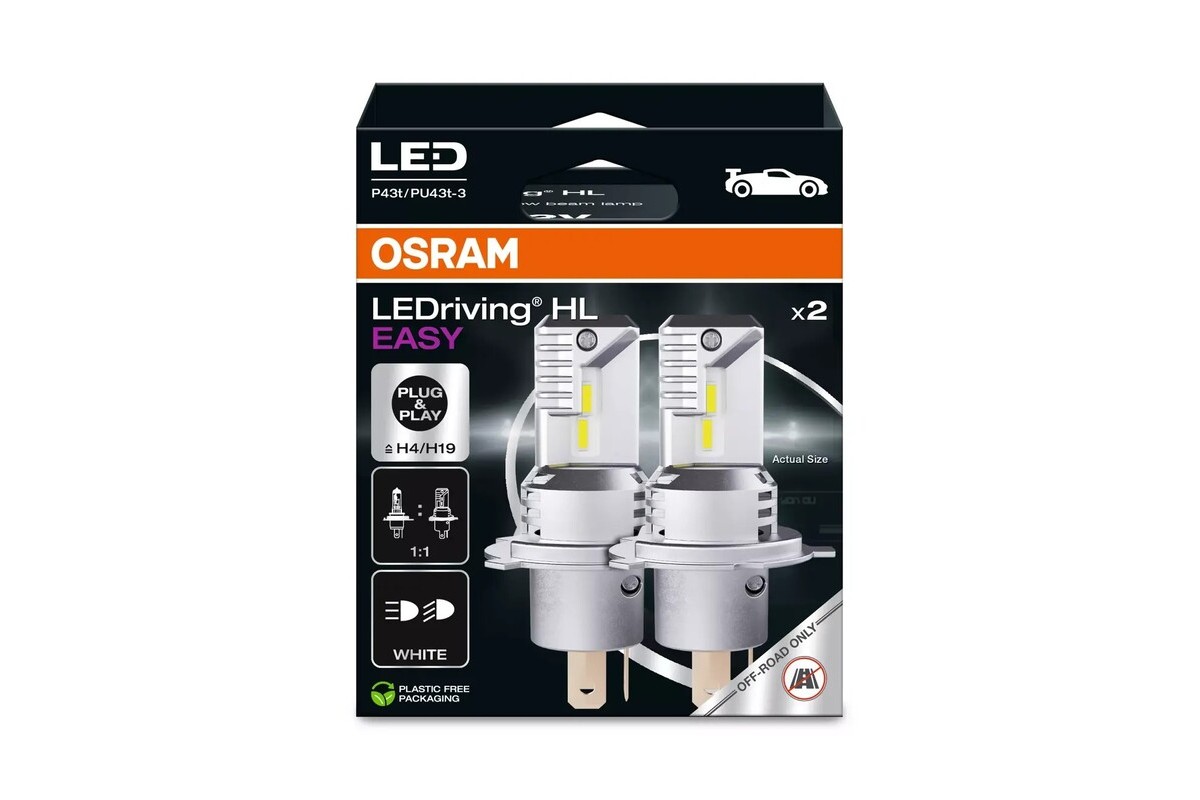 Ampoule OSRAM LEDriving HL Easy H4/H19 12V