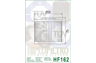 Filtre à huile HIFLOFILTRO - HF162