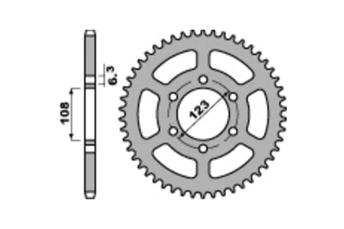 Couronne PBR acier standard 4412 - 420