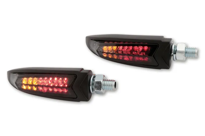 Clignotant LED HIGHSIDER ARC 3en1 - clignotant/feu stop/feu de position arrière