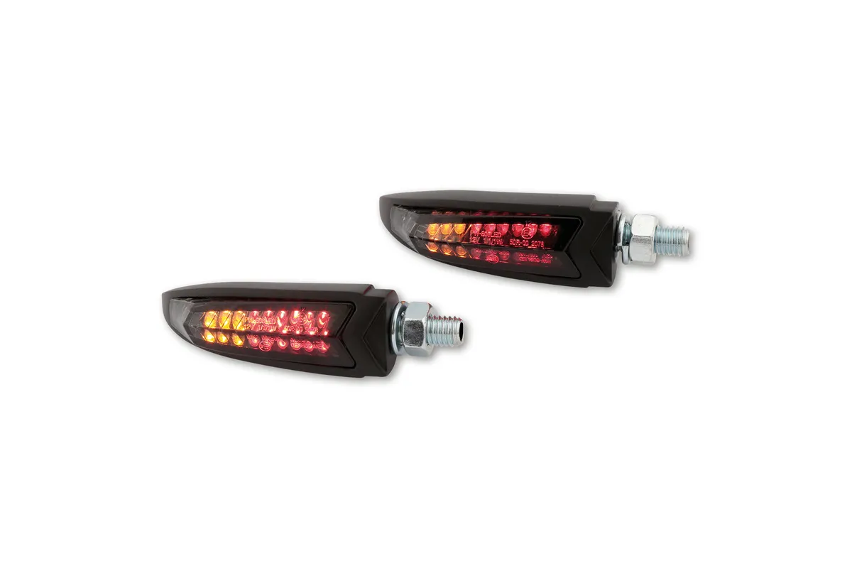 Clignotant LED HIGHSIDER ARC 3en1 - clignotant/feu stop/feu de position arrière