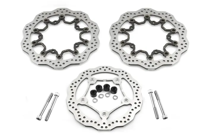 Kit disque de frein Oversize NG BRAKES rond flottant - T-Max 530/560 Radial