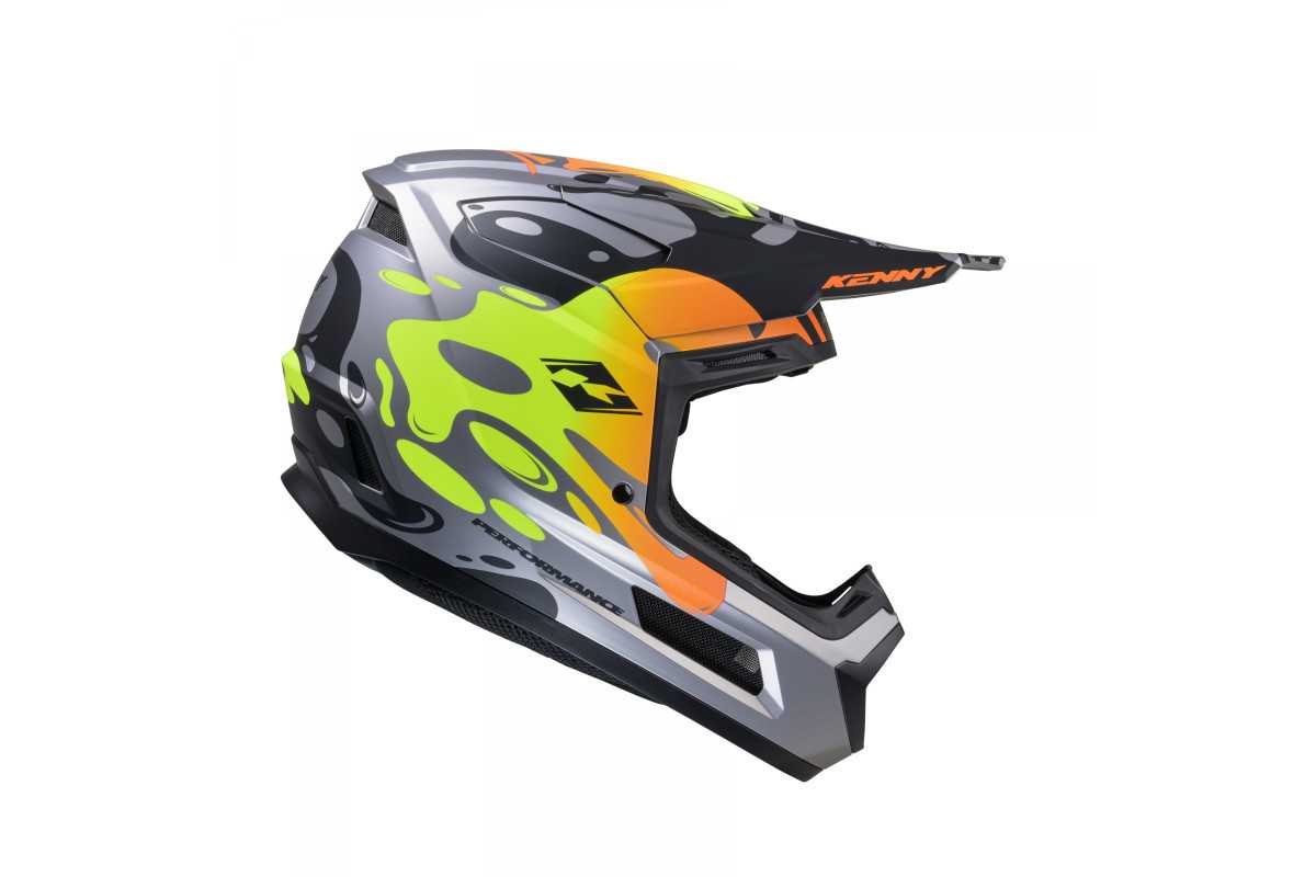 Casque KENNY Performance STEEL MATT cross enduro ECE 22.06