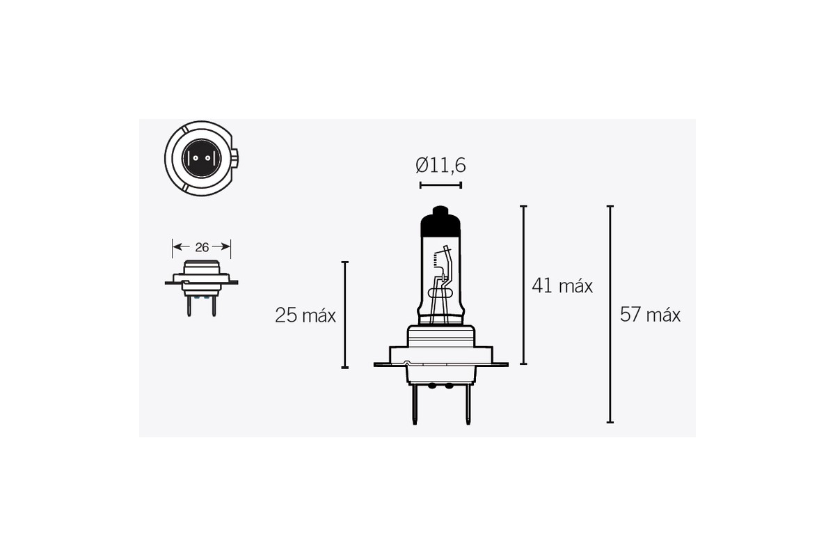 Ampoule V PARTS H7 12V 55W