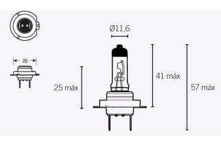 Ampoule V PARTS H7 12V 55W