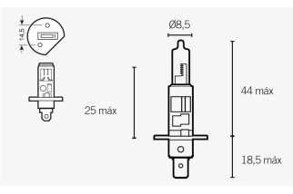 Ampoule V PARTS H1 12V 55W