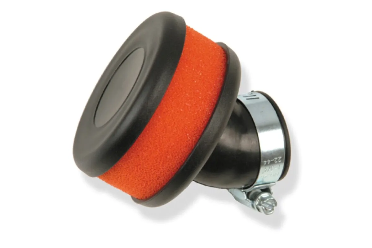Filtre à air V PARTS mousse 45° Ø28mm rouge - PW1