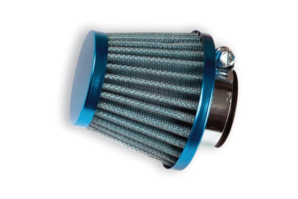 Filtre à air conique V PARTS papier Ø28mm chrome - L309