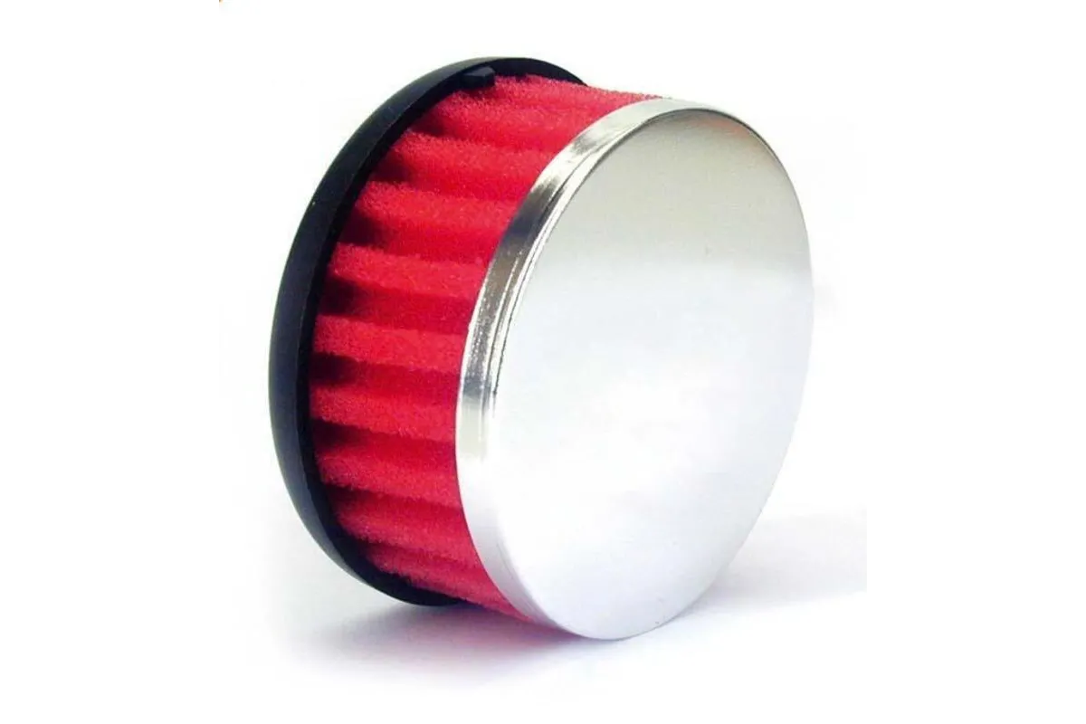Filtre à air droit V PARTS mousse Ø28mm rouge - PW3