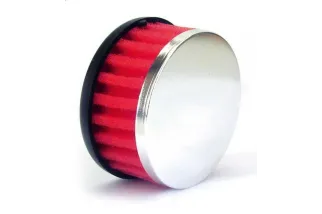 Filtre à air droit V PARTS mousse Ø28mm rouge - PW3