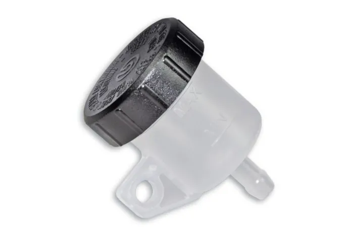 Réservoir de Maître-cylindre BREMBO UPGRADE sortie droite fixation verticale