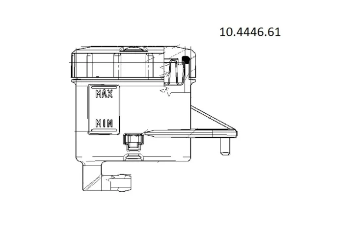 Réservoir de Maître-cylindre BREMBO UPGRADE 90°