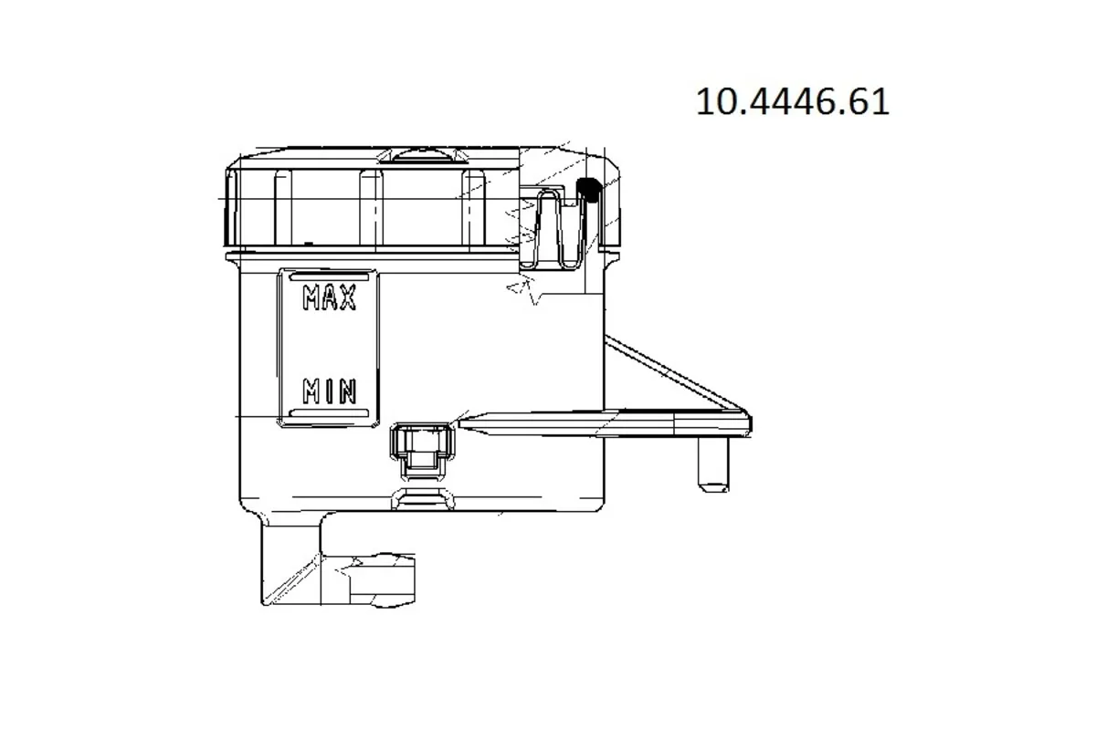 Réservoir de Maître-cylindre BREMBO UPGRADE 90°
