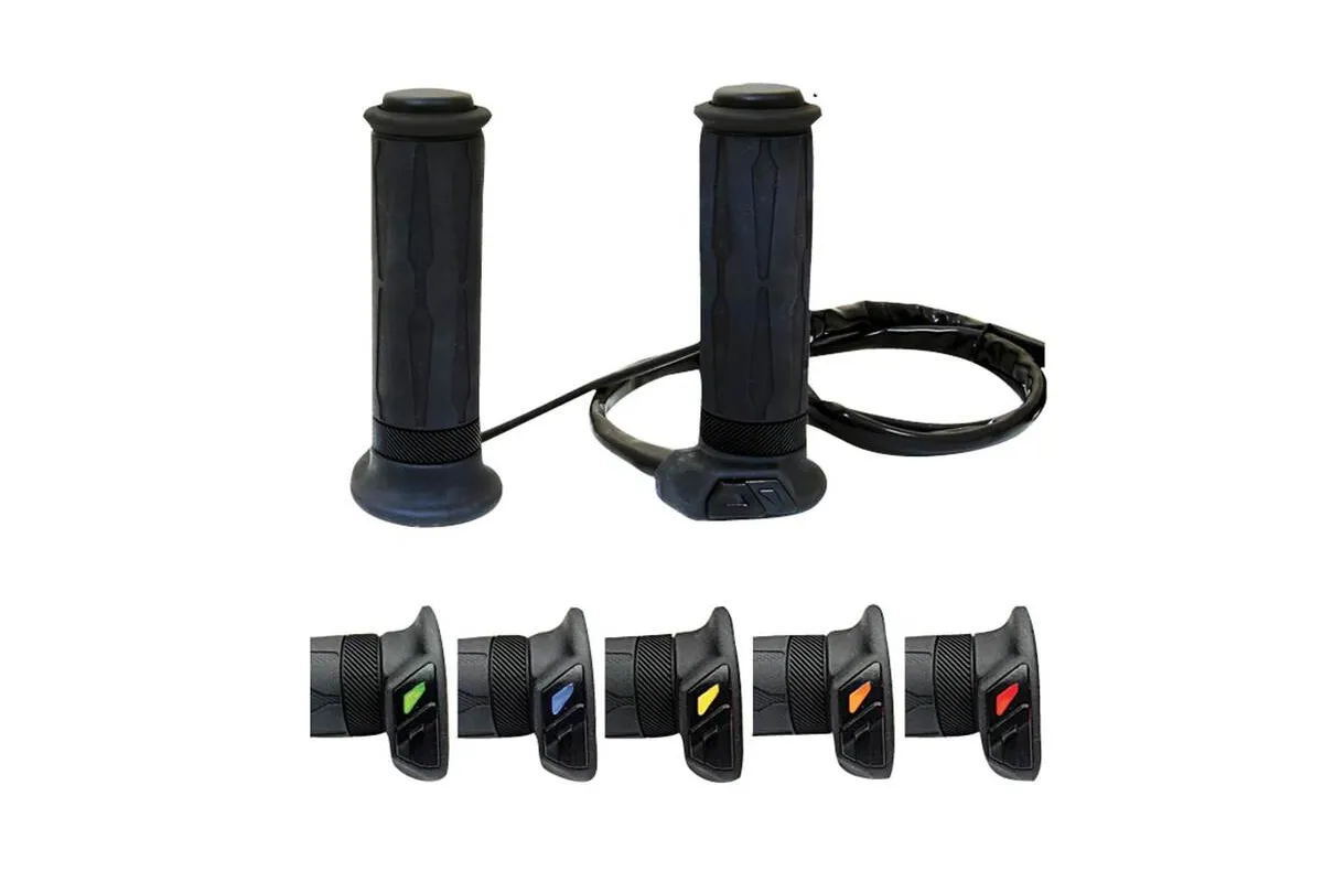 KOSO HG 13 Poignées chauffantes 7/8 " + 1 " L120mm