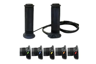 KOSO HG 13 Poignées chauffantes 7/8 " + 1 " L120mm