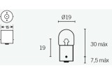 Ampoule TECNIUM R5 12V 5W - x10