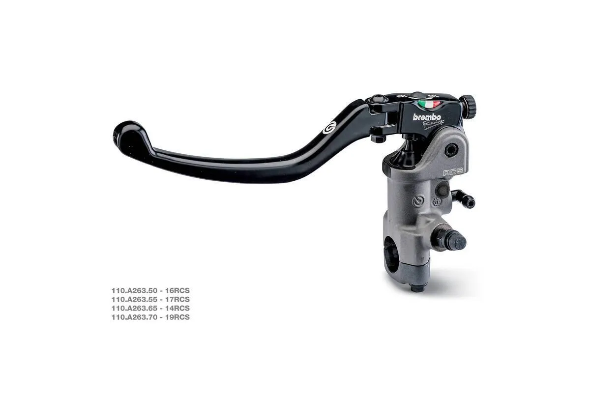 Maître-cylindre d'embrayage radial BREMBO UPGRADE 17RCS Ø17mm bocal séparé