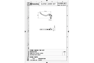 Levier embrayage BREMBO UPGRADE style RCS