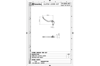 Levier embrayage BREMBO UPGRADE style RCS