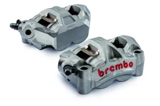 Paire d'étrier de frein avant radial BREMBO UPGRADE M50 4 pistons Ø30mm