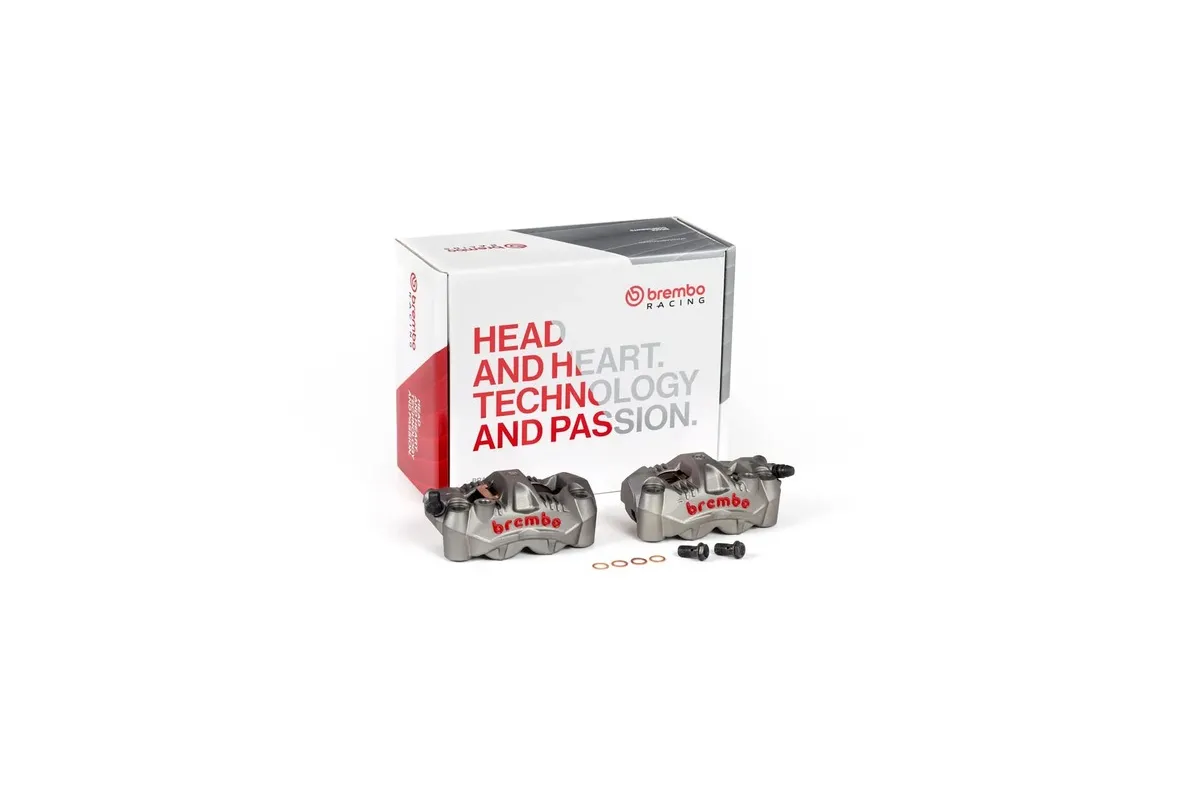 Paire d'étrier de frein avant radial BREMBO UPGRADE GP4-RS 4 pistons Ø30mm