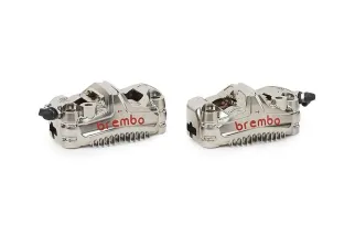 Paire d'étrier de frein avant axial BREMBO UPGRADE GP4-MS 4 pistons Ø30mm