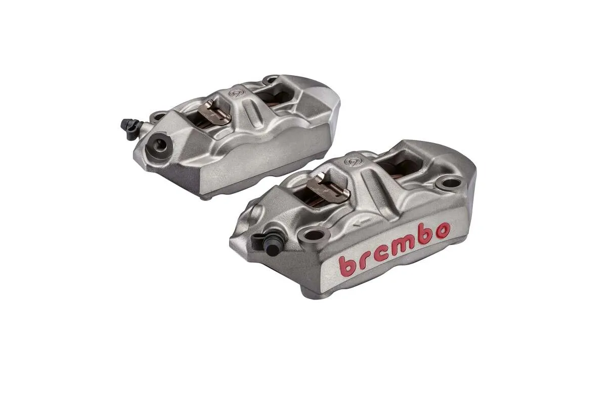 Paire étriers BREMBO UPGRADE M4 monobloc - 108mm/P4 34 (avec plaquettes)