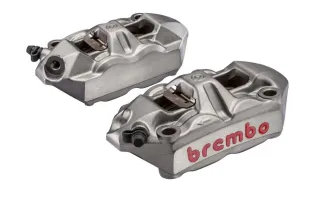 Paire étriers BREMBO UPGRADE M4 monobloc - 108mm/P4 34 (avec plaquettes)