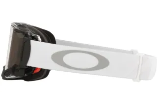 Masque OAKLEY Airbrake MX - Tuff Blocks White écran Race-Ready Roll-Off clair