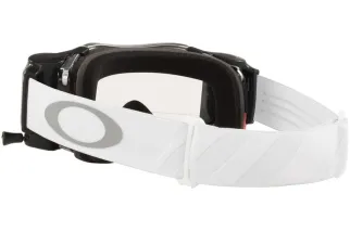 Masque OAKLEY Airbrake MX - Tuff Blocks White écran Race-Ready Roll-Off clair