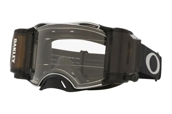 Masque OAKLEY Airbrake MX - Tuff Blocks Black Gunmetal écran Race-Ready Roll-Off clair