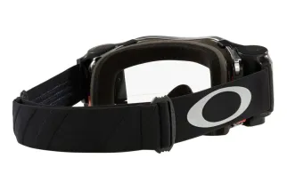 Masque OAKLEY Airbrake MX - Tuff Blocks Black Gunmetal écran Race-Ready Roll-Off clair