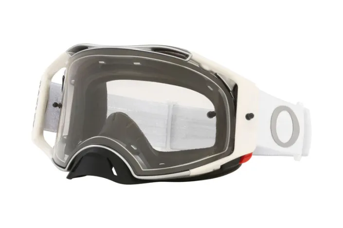 Masque OAKLEY Airbrake MX - Tuff Blocks White écran clair