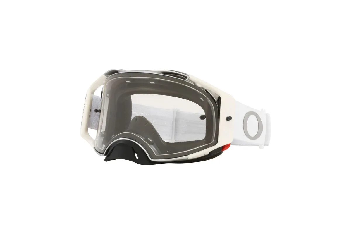 Masque OAKLEY Airbrake MX - Tuff Blocks White écran clair