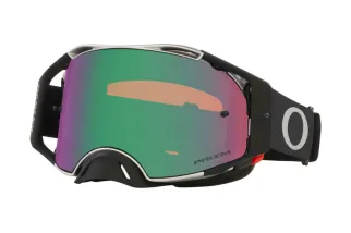 Masque OAKLEY Airbrake MX - Tuff Blocks Black Gunmetal écran Prizm MX Jade