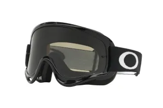 Masque OAKLEY O Frame MX Sand Jet Black écran Dark Grey + transparent