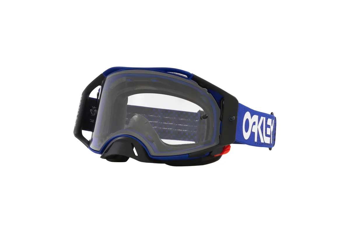 Masque OAKLEY Airbrake MX - Moto Blue B1B écran clair