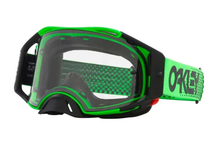 Masque OAKLEY Airbrake MX - Moto Green B1B écran clair