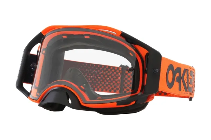 Masque OAKLEY Airbrake MX - Moto Orange B1B écran clair